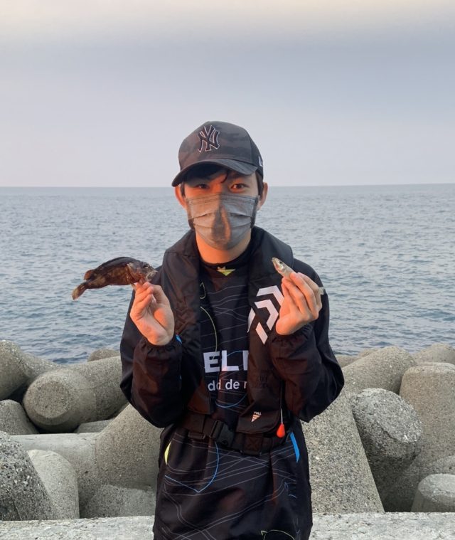 釣果情報-三重県津日本鋼管突堤にて堤防釣りの釣果キスとカサゴ